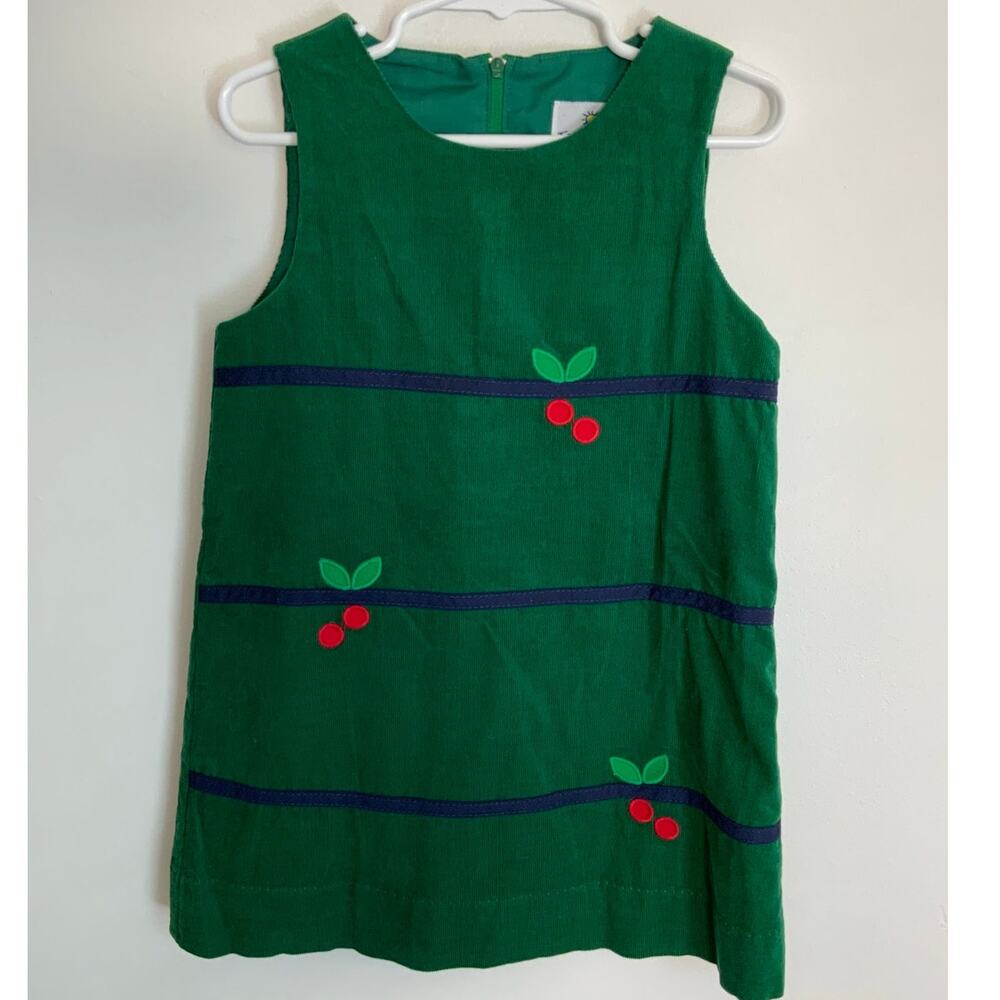 Florence Eiseman‎ Green Holly Berry Jumper Size 4T